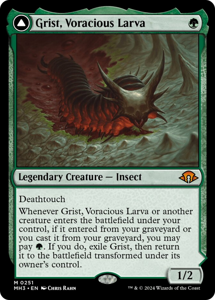 Grist, Voracious Larva // Grist, the Plague Swarm [Modern Horizons 3] | Rook's Games and More