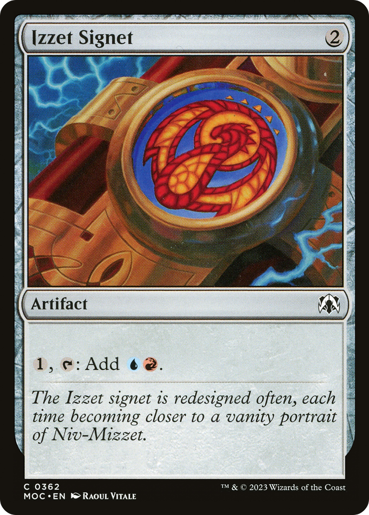 Izzet Signet [March of the Machine Commander] | Rook's Games and More