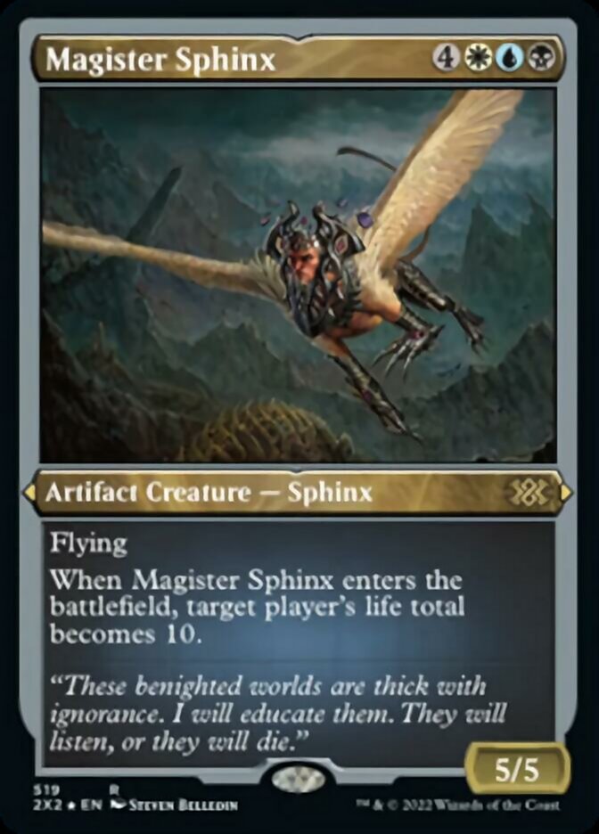 Magister Sphinx (Foil Etched) [Double Masters 2022] | Rook's Games and More
