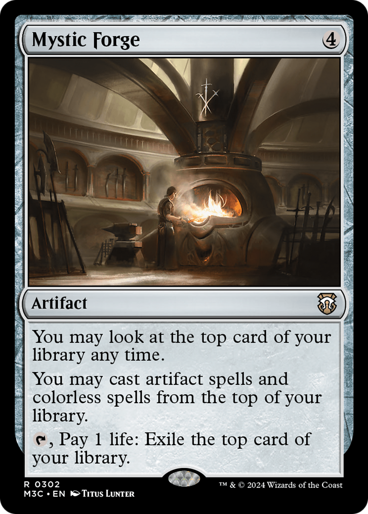 Mystic Forge (Ripple Foil) [Modern Horizons 3 Commander] | Rook's Games and More