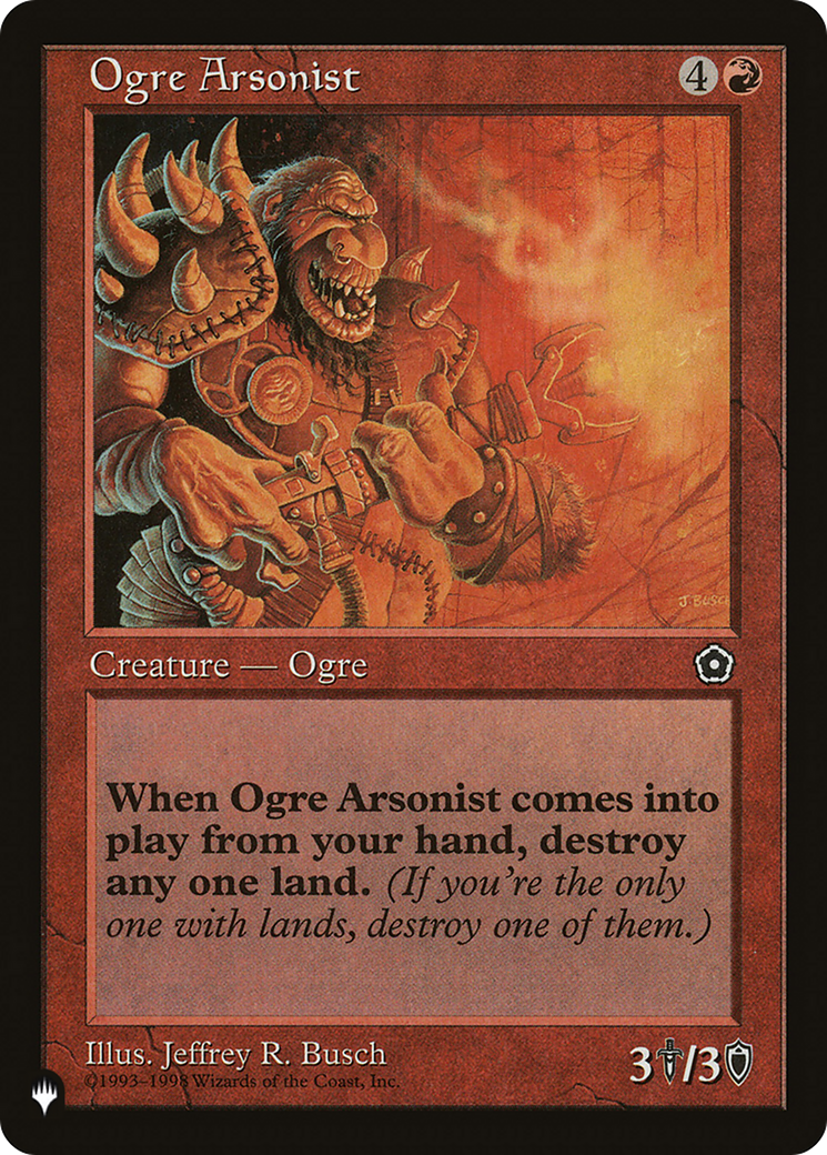 Ogre Arsonist [The List Reprints] | Rook's Games and More