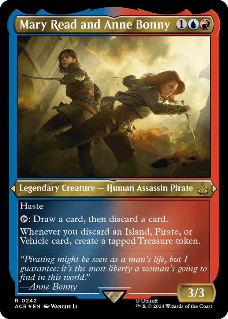 Mary Read and Anne Bonny (Foil Etched) [Assassin's Creed] | Rook's Games and More
