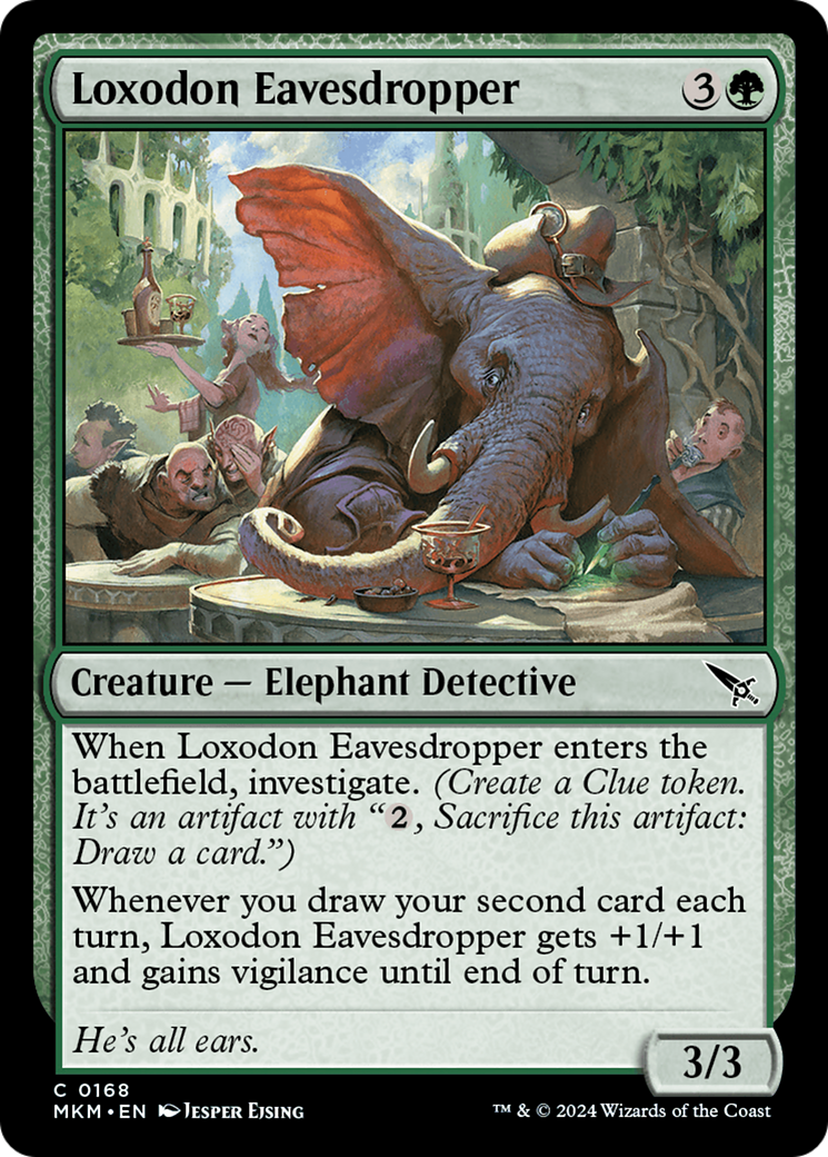 Loxodon Eavesdropper [Murders at Karlov Manor] | Rook's Games and More