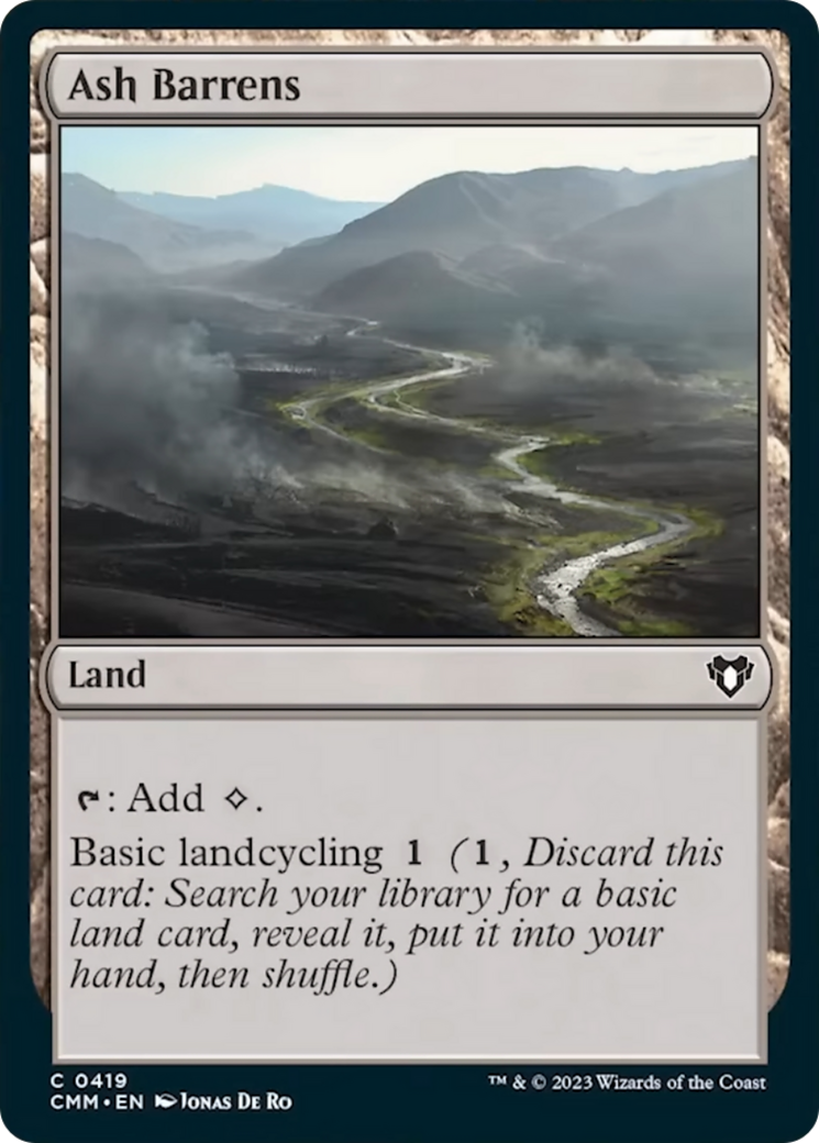 Ash Barrens [Commander Masters] | Rook's Games and More