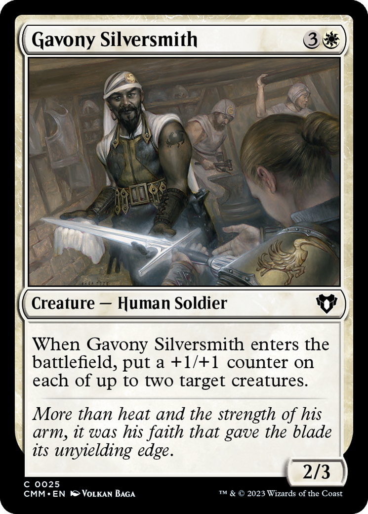 Gavony Silversmith [Commander Masters] | Rook's Games and More