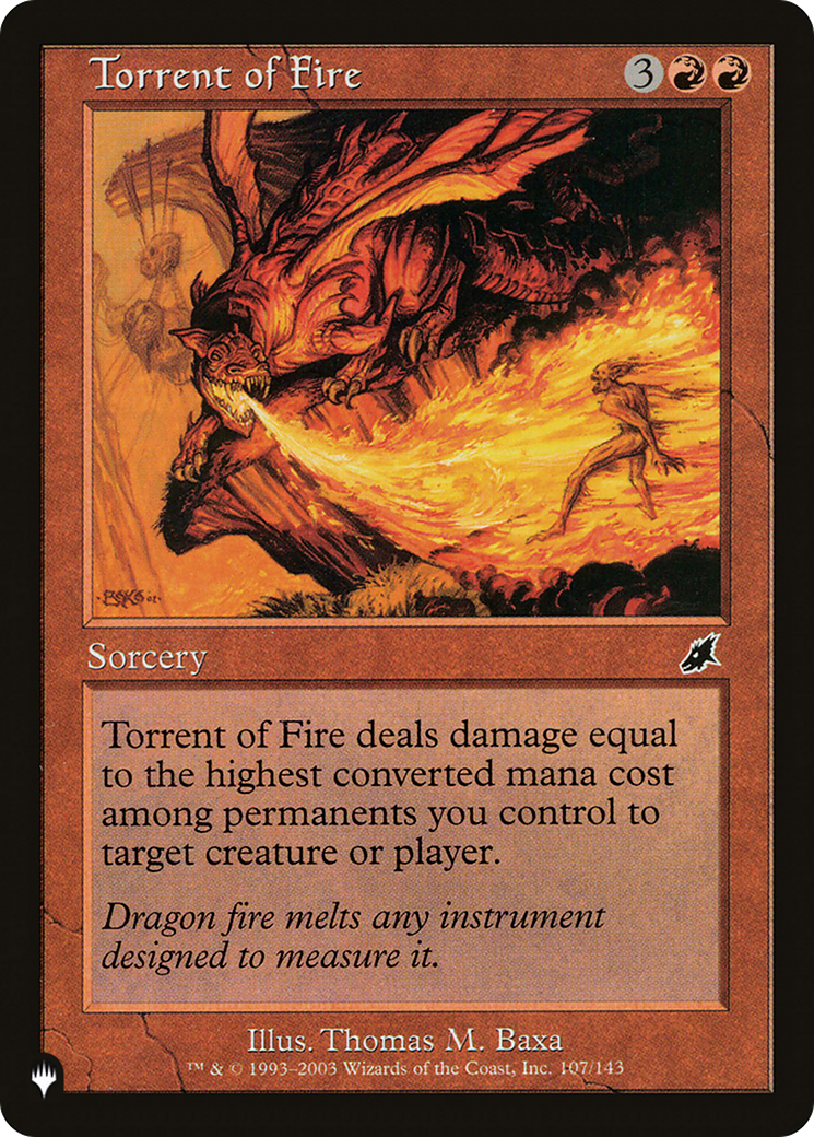 Torrent of Fire [The List Reprints] | Rook's Games and More