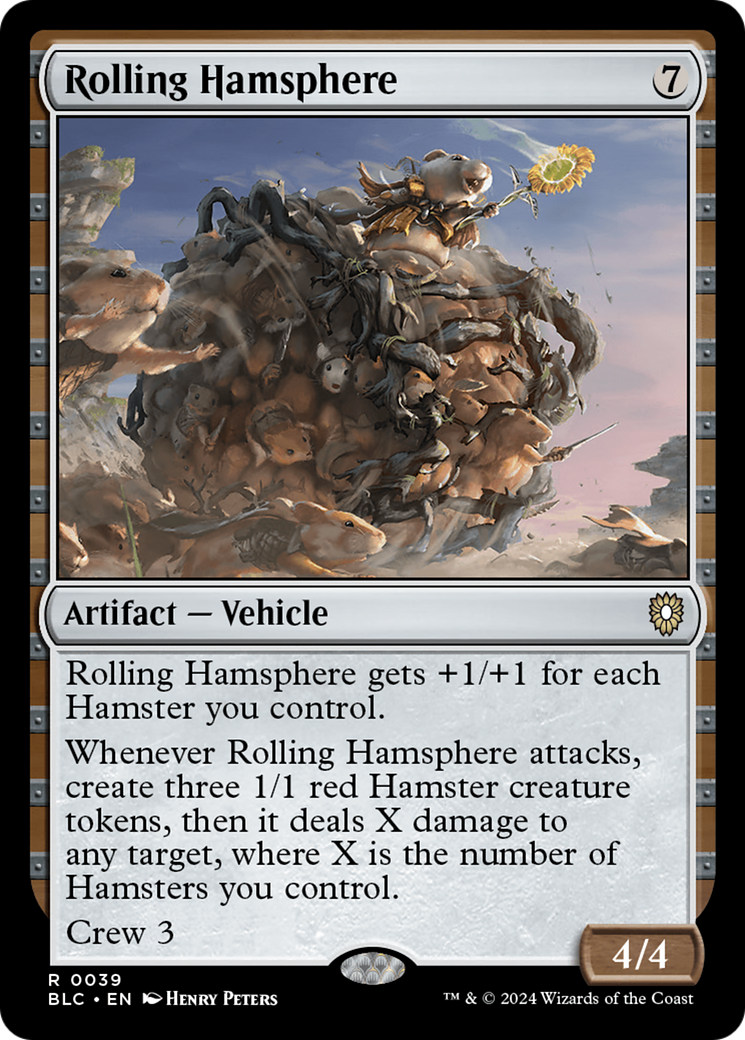 Rolling Hamsphere [Bloomburrow Commander] | Rook's Games and More