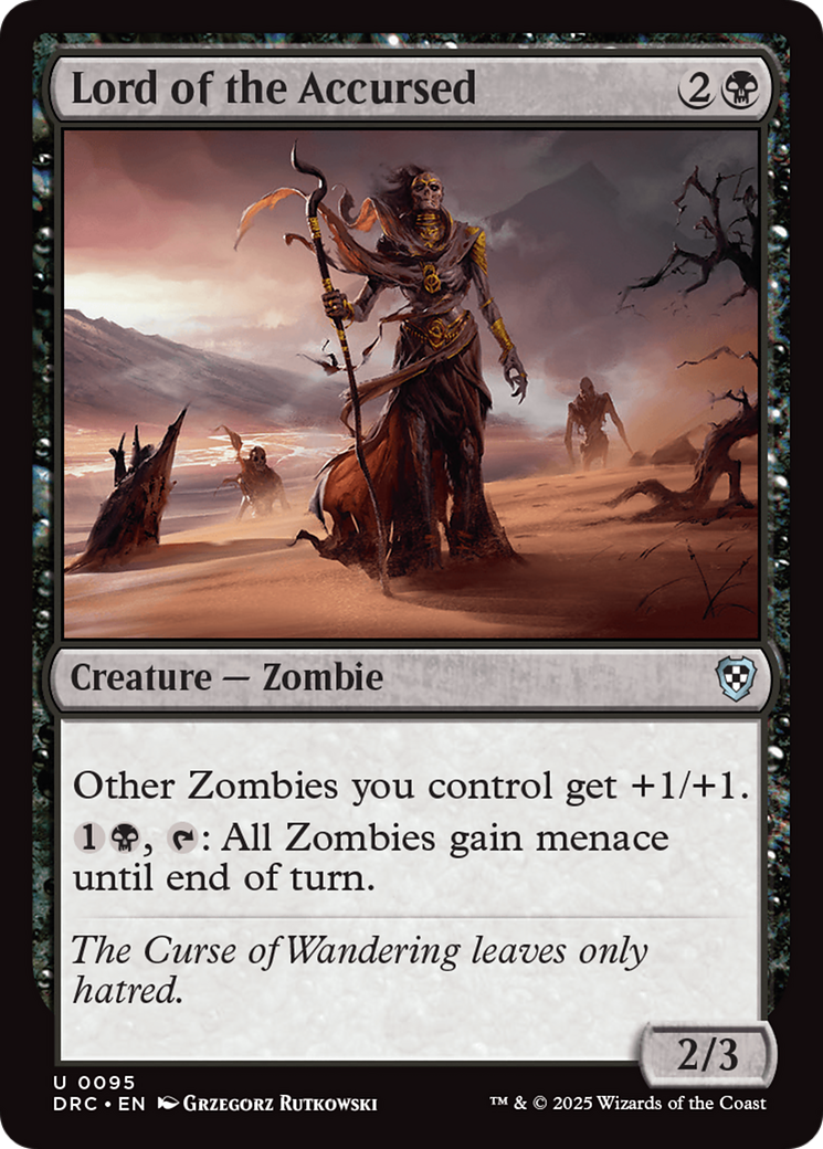 Lord of the Accursed [Aetherdrift Commander] | Rook's Games and More