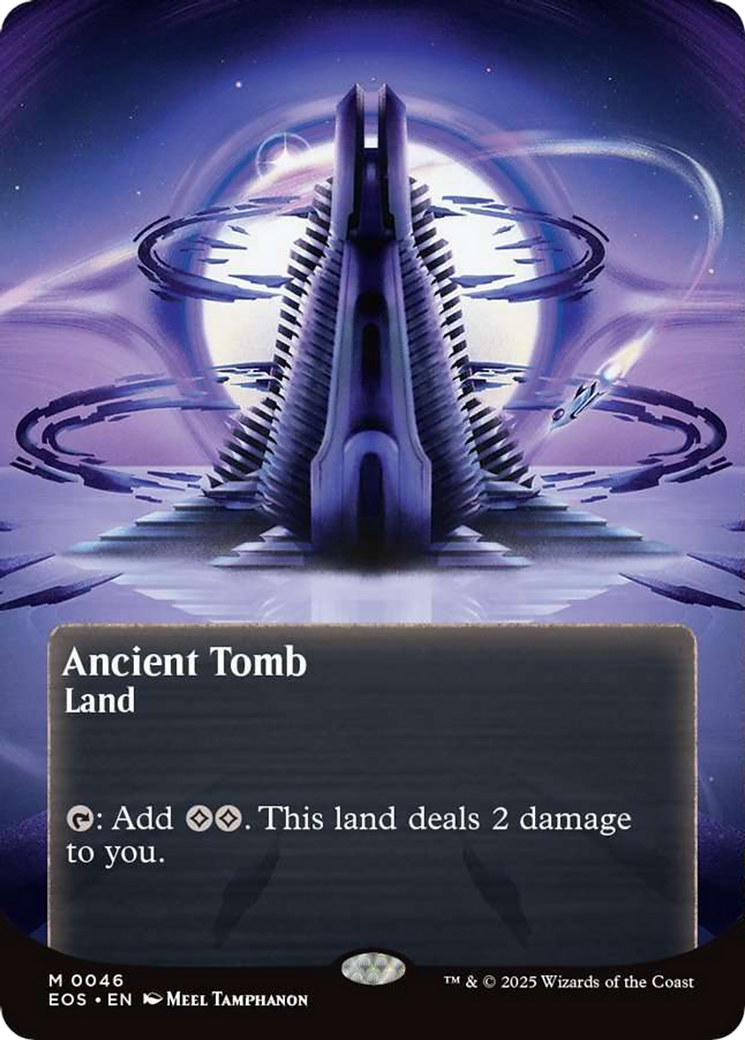 Ancient Tomb (0046) (Borderless) [Edge of Eternities: Stellar Sights] | Rook's Games and More