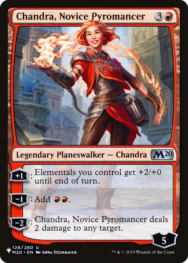 Chandra, Novice Pyromancer [The List Reprints] | Rook's Games and More