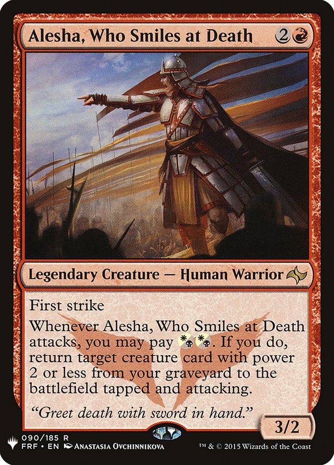 Alesha, Who Smiles at Death [The List] | Rook's Games and More