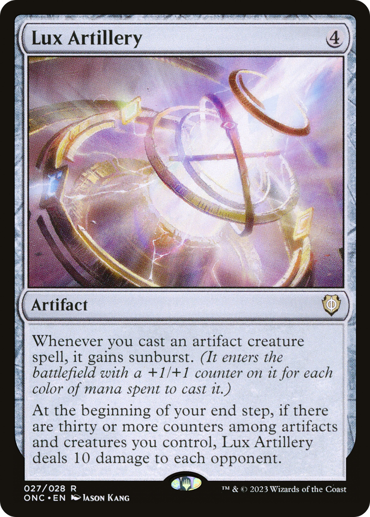 Lux Artillery [Phyrexia: All Will Be One Commander] | Rook's Games and More