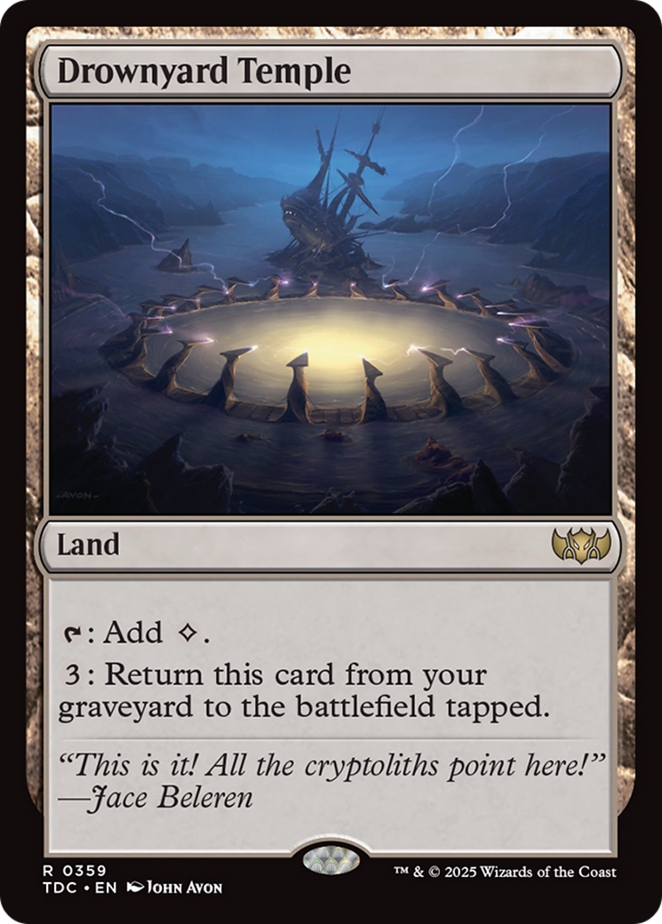 Drownyard Temple [Tarkir: Dragonstorm Commander] | Rook's Games and More