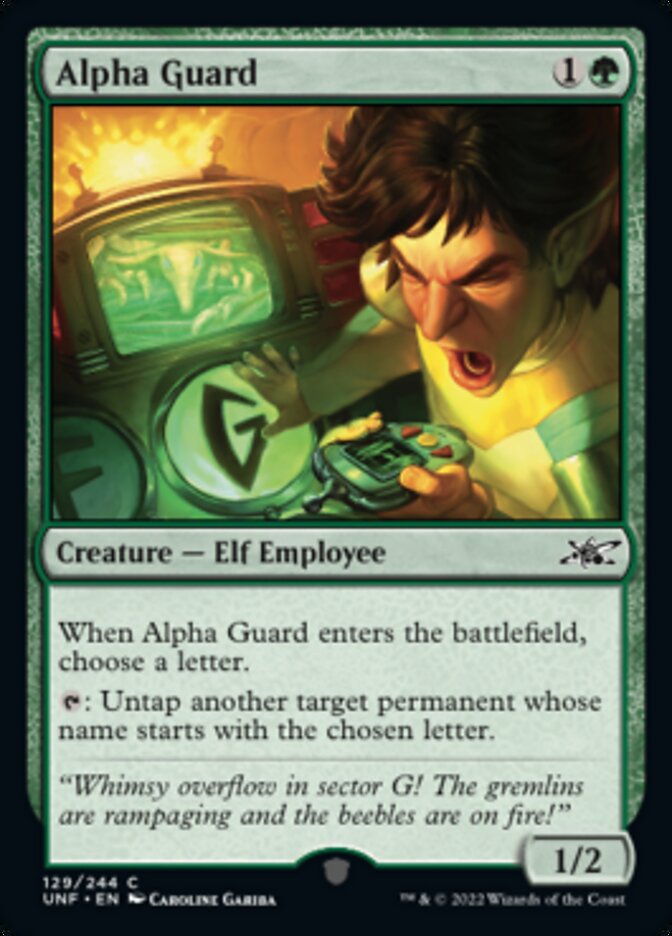 Alpha Guard [Unfinity] | Rook's Games and More