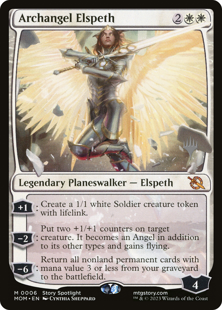 Archangel Elspeth (Promo Pack) [March of the Machine Promos] | Rook's Games and More