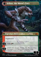 Arlinn, the Pack's Hope // Arlinn, the Moon's Fury (Borderless) [Innistrad: Midnight Hunt] | Rook's Games and More