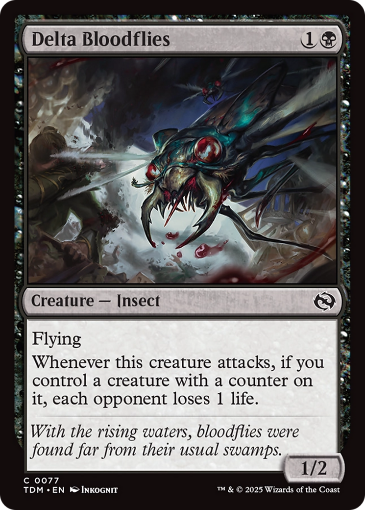 Delta Bloodflies [Tarkir: Dragonstorm] | Rook's Games and More