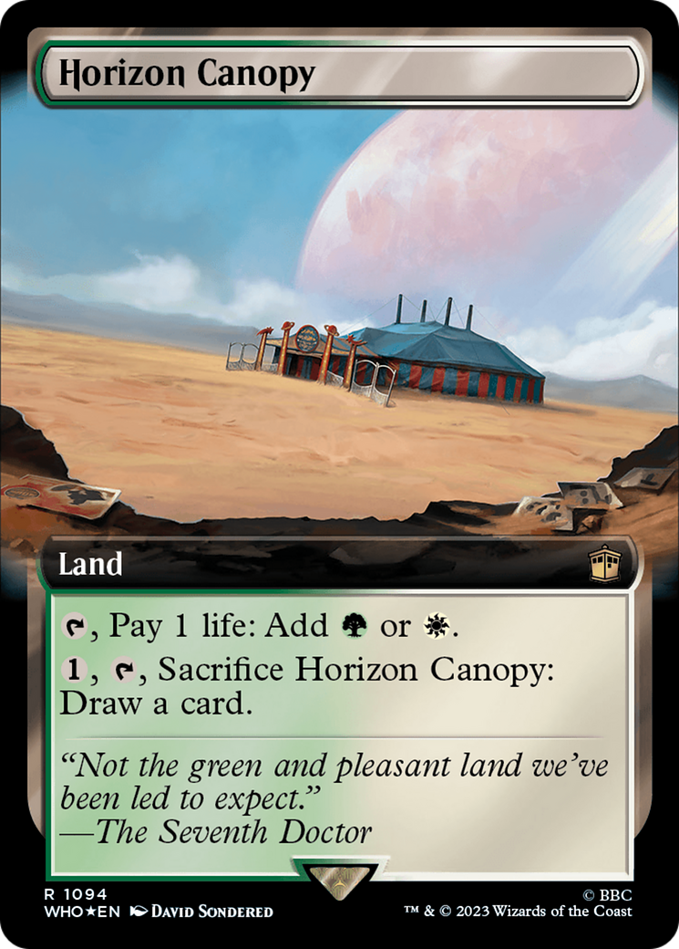 Horizon Canopy (Extended Art) (Surge Foil) [Doctor Who] | Rook's Games and More