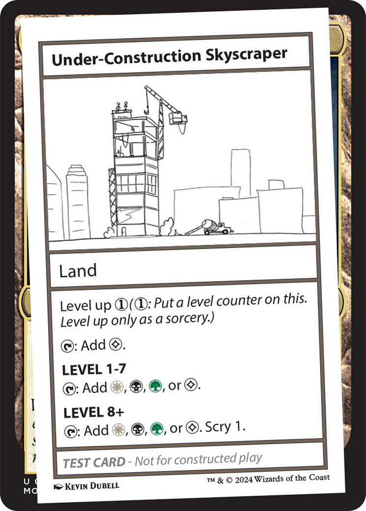 Under-Construction Skyscraper [Mystery Booster 2 Playtest Cards] | Rook's Games and More