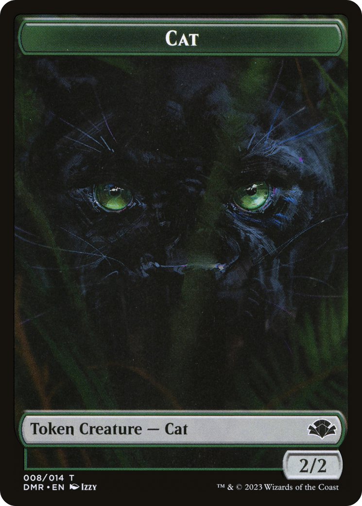 Cat Token (008) [Dominaria Remastered Tokens] | Rook's Games and More