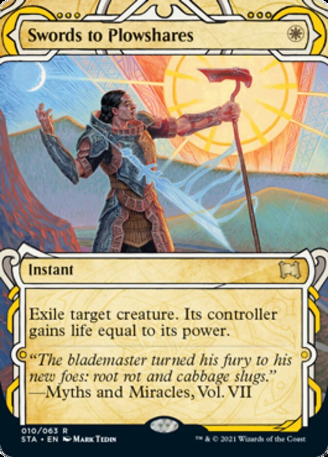 Swords to Plowshares (Foil Etched) [Strixhaven: Mystical Archive] | Rook's Games and More