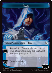 Cadet // Jace Double-Sided Token [Reality Fracture Tokens] | Rook's Games and More