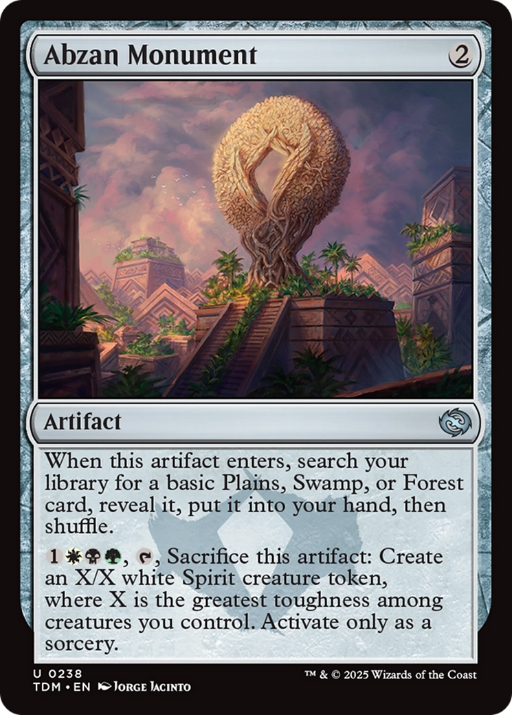 Abzan Monument [Tarkir: Dragonstorm] | Rook's Games and More