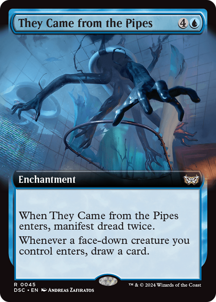 They Came from the Pipes (Extended Art) [Duskmourn: House of Horror Commander] | Rook's Games and More