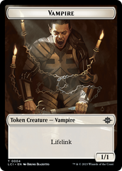 Emblem - Sorin, Lord of Innistrad // Vampire (0004) Double-Sided Token [The Lost Caverns of Ixalan Commander Tokens] | Rook's Games and More