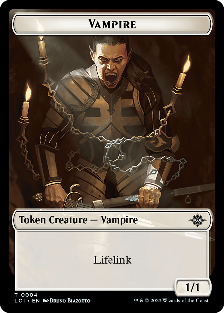 Vampire // Vampire Demon Double-Sided Token [The Lost Caverns of Ixalan Tokens] | Rook's Games and More