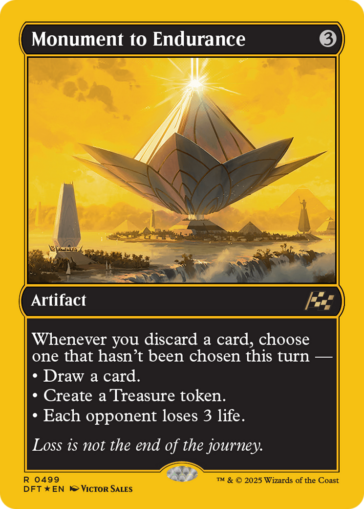 Monument to Endurance (First-Place Foil) [Aetherdrift] | Rook's Games and More