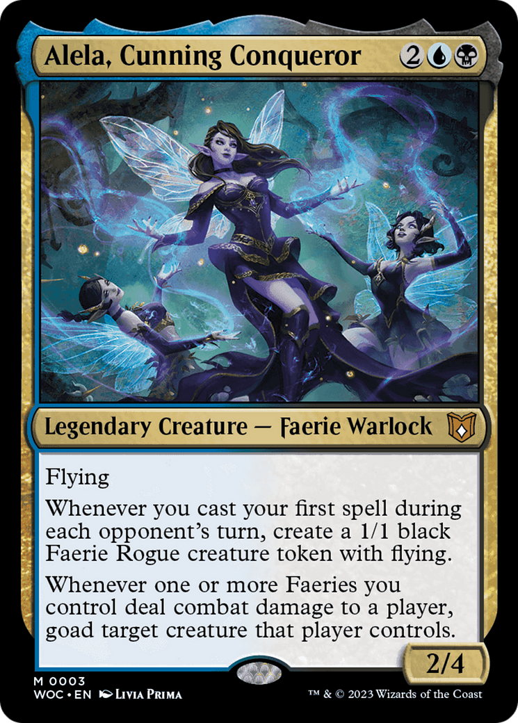 Alela, Cunning Conqueror [Wilds of Eldraine Commander] | Rook's Games and More