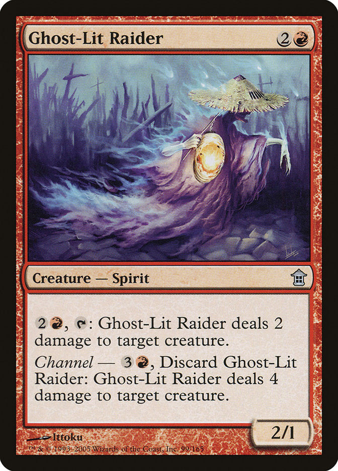 Ghost-Lit Raider [Saviors of Kamigawa] | Rook's Games and More