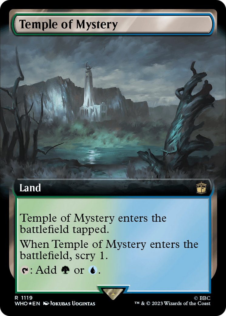 Temple of Mystery (Extended Art) (Surge Foil) [Doctor Who] | Rook's Games and More