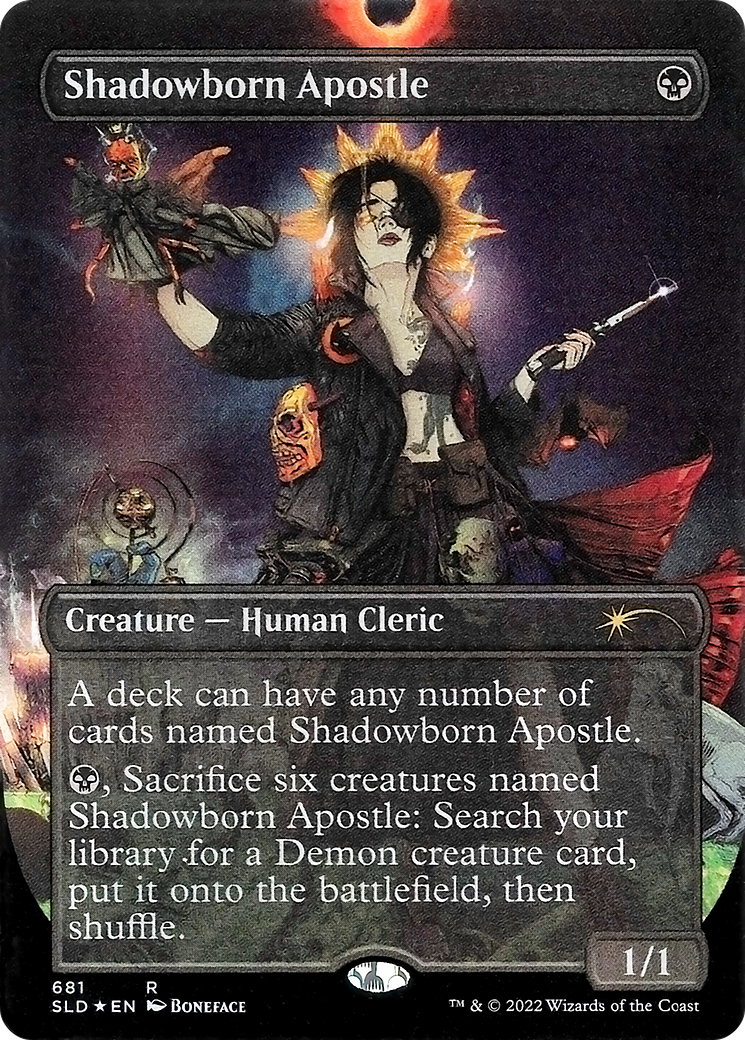 Shadowborn Apostle (681) (Borderless) [Secret Lair Drop Promos] | Rook's Games and More