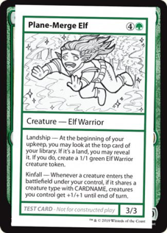 Plane-Merge Elf (2021 Edition) [Mystery Booster Playtest Cards] | Rook's Games and More