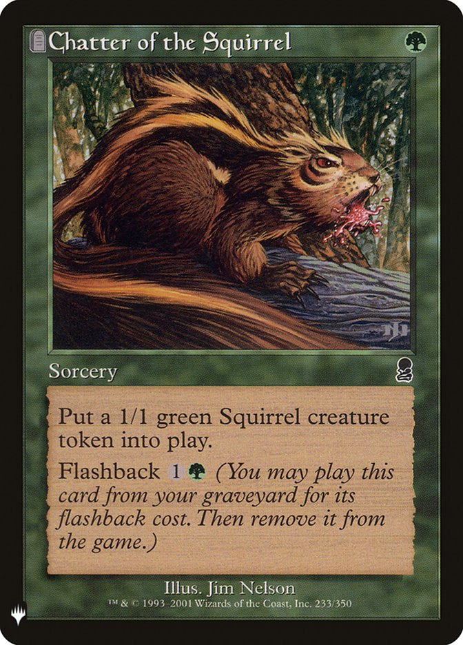 Chatter of the Squirrel [Mystery Booster] | Rook's Games and More