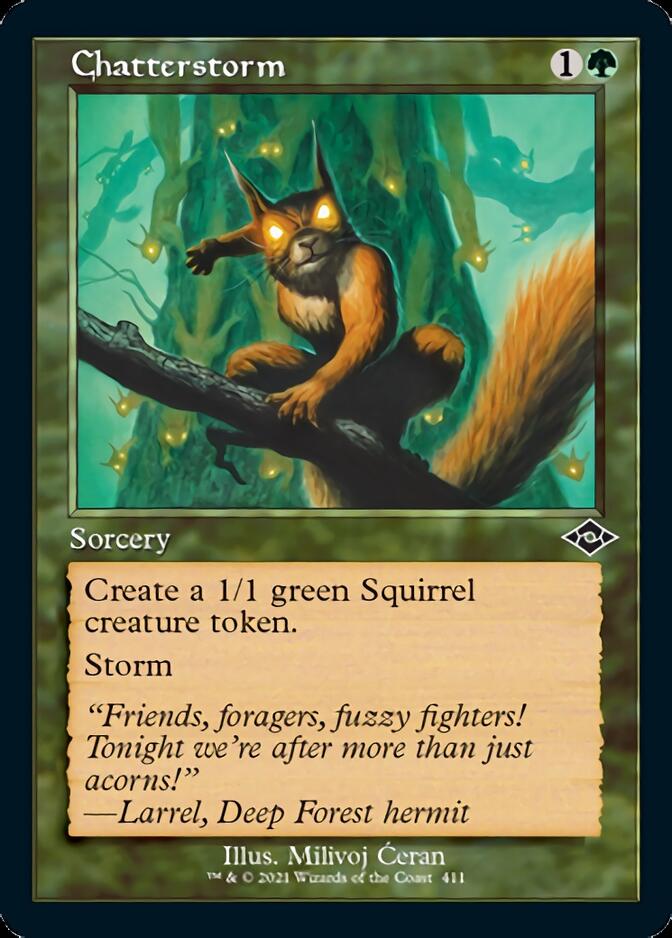 Chatterstorm (Retro Foil Etched) [Modern Horizons 2] | Rook's Games and More