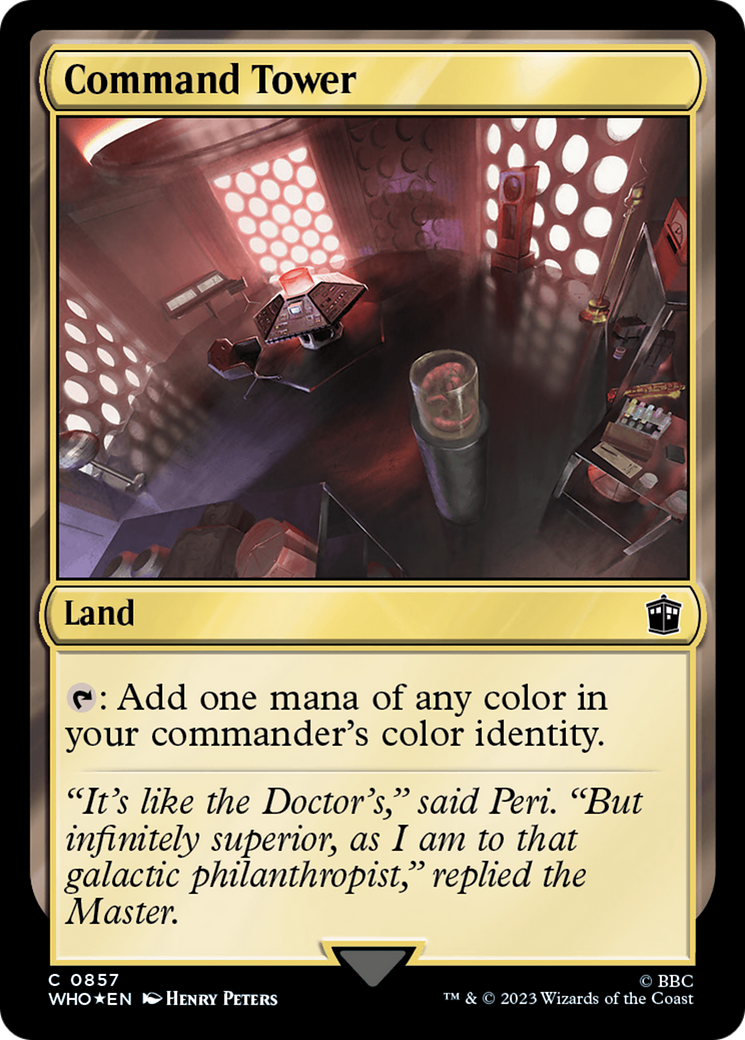 Command Tower (0857) (Surge Foil) [Doctor Who] | Rook's Games and More