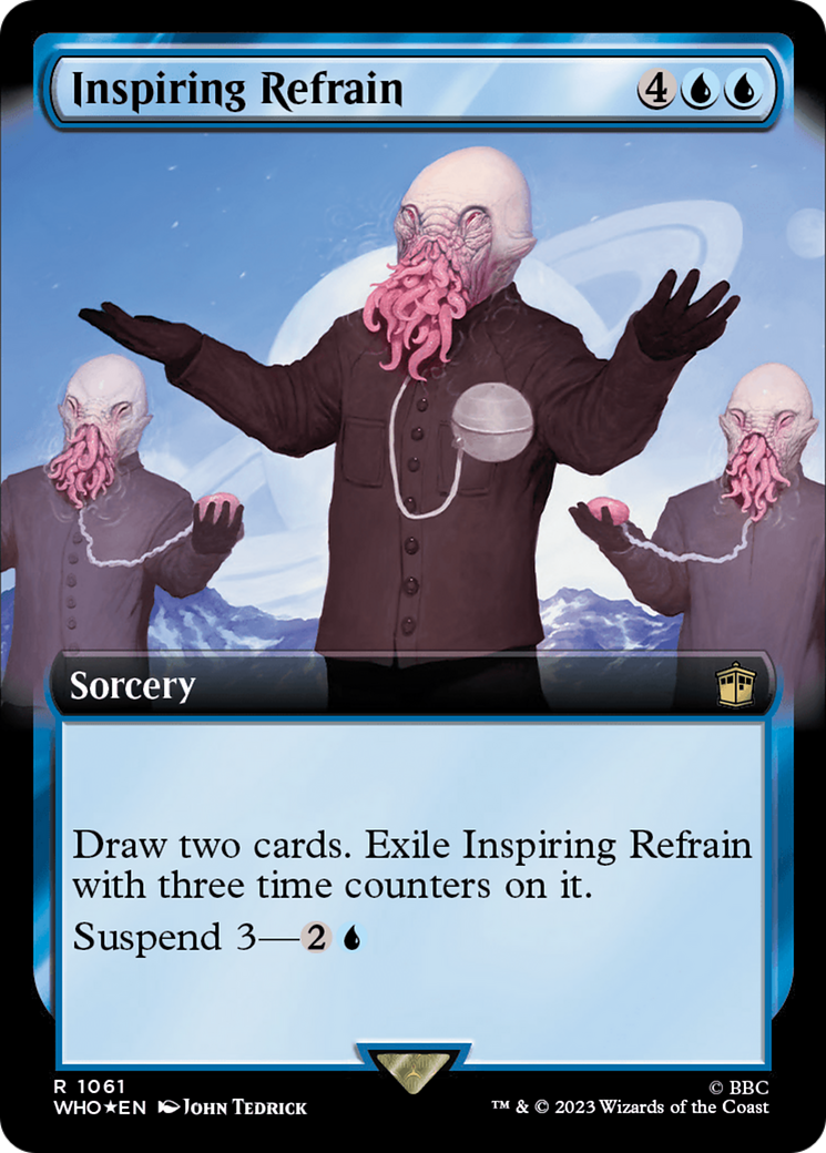 Inspiring Refrain (Extended Art) (Surge Foil) [Doctor Who] | Rook's Games and More