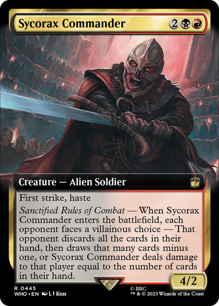 Sycorax Commander (Extended Art) [Doctor Who] | Rook's Games and More