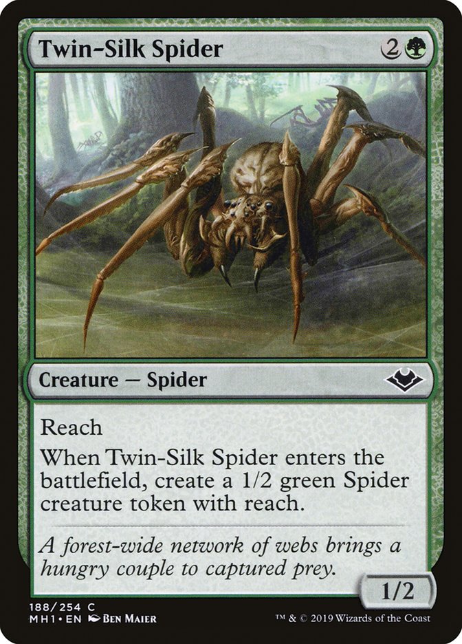 Twin-Silk Spider [Modern Horizons] | Rook's Games and More