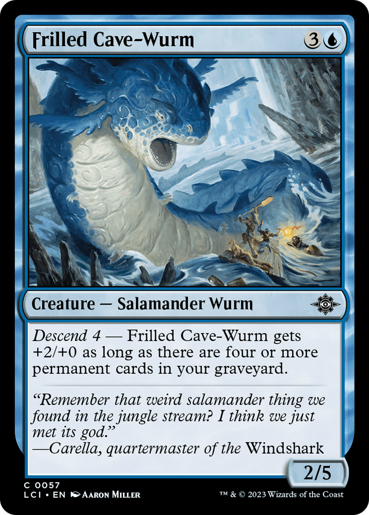 Frilled Cave-Wurm [The Lost Caverns of Ixalan] | Rook's Games and More