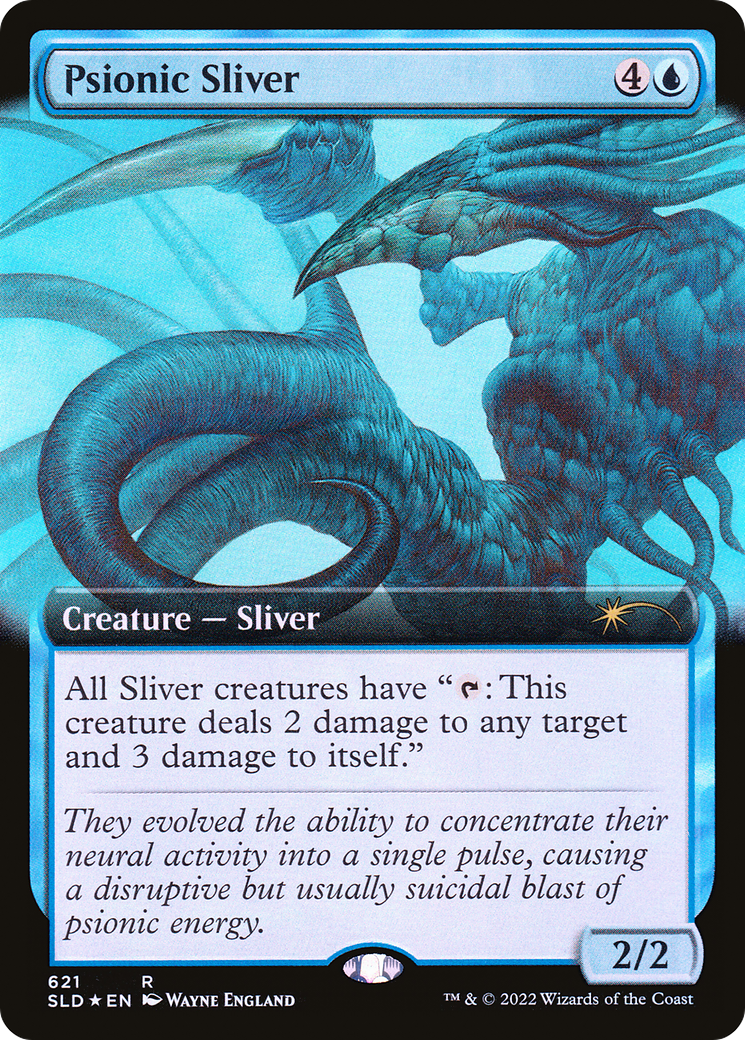 Psionic Sliver (Extended Art) [Secret Lair Drop Promos] | Rook's Games and More