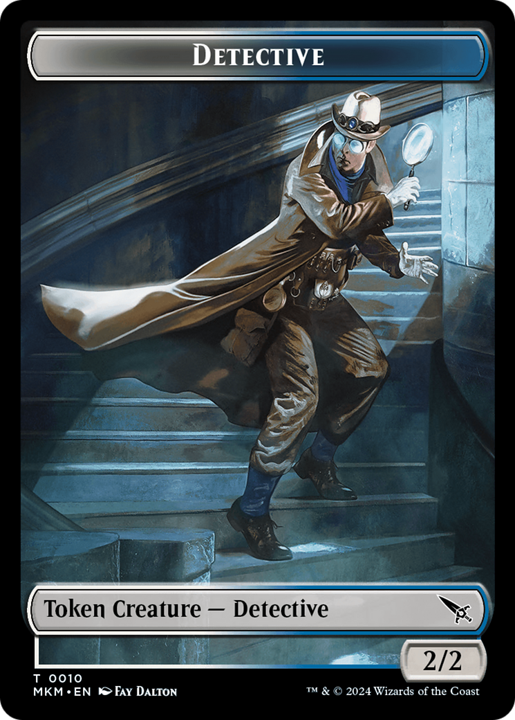 Detective // Thopter (0019) Double-Sided Token [Murders at Karlov Manor Tokens] | Rook's Games and More