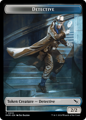 Detective // Voja Fenstalker Double-Sided Token [Murders at Karlov Manor Tokens] | Rook's Games and More