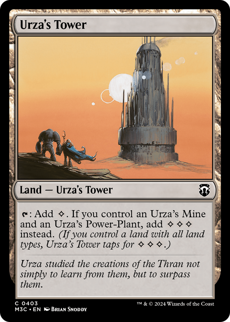 Urza's Tower (Ripple Foil) [Modern Horizons 3 Commander] | Rook's Games and More