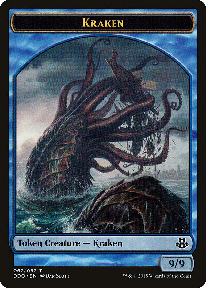 Kraken Token [Duel Decks: Elspeth vs. Kiora] | Rook's Games and More
