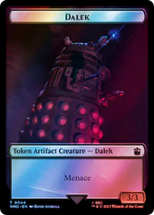 Dalek // Beast Double-Sided Token (Surge Foil) [Doctor Who Tokens] | Rook's Games and More