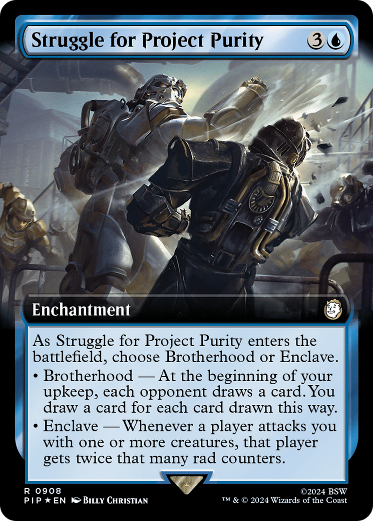 Struggle for Project Purity (Extended Art) (Surge Foil) [Fallout] | Rook's Games and More